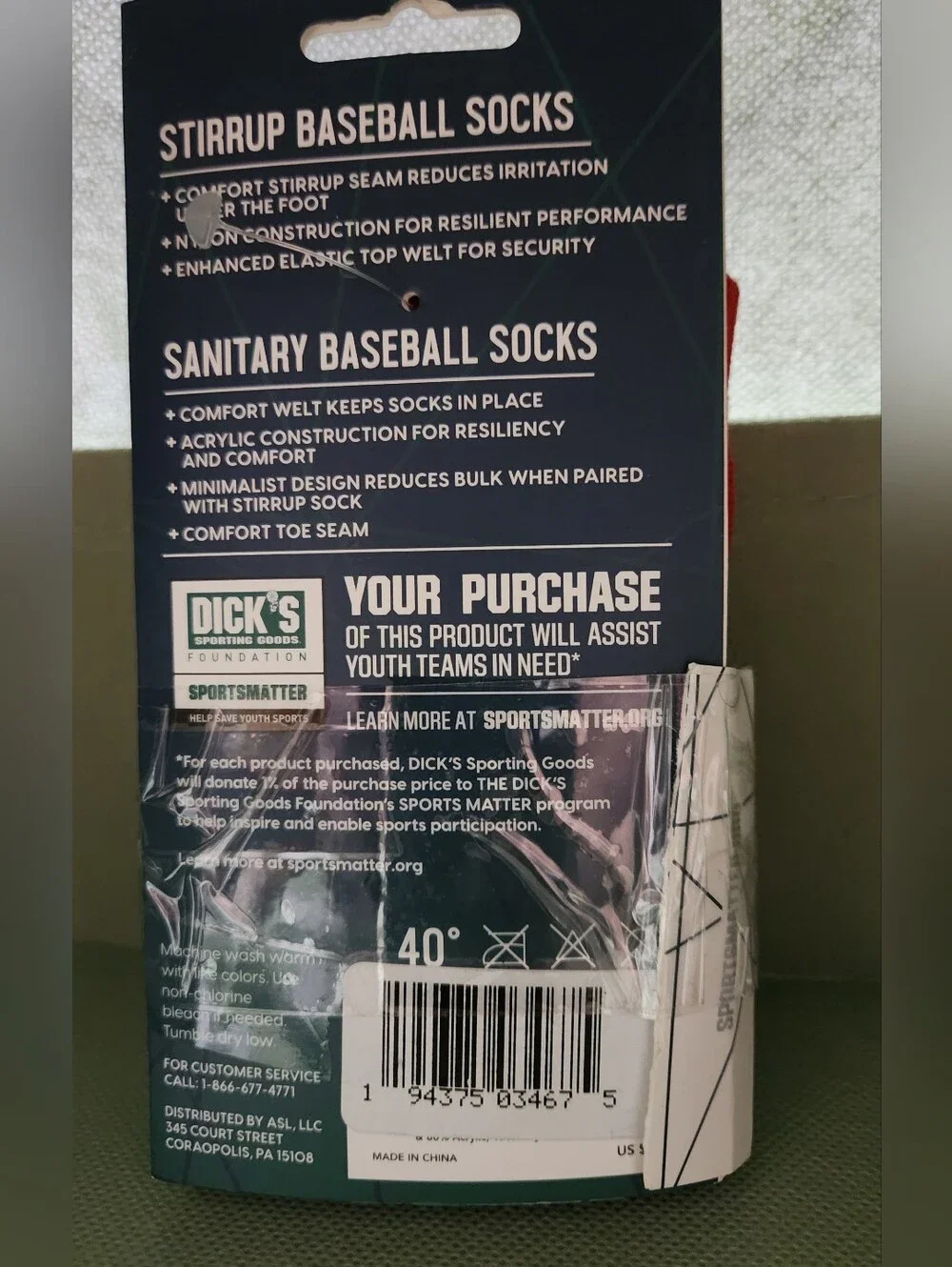 DSG Red  Stirrup Socks & Sanitary Sock baseball Softball Combo Pack Youth XS